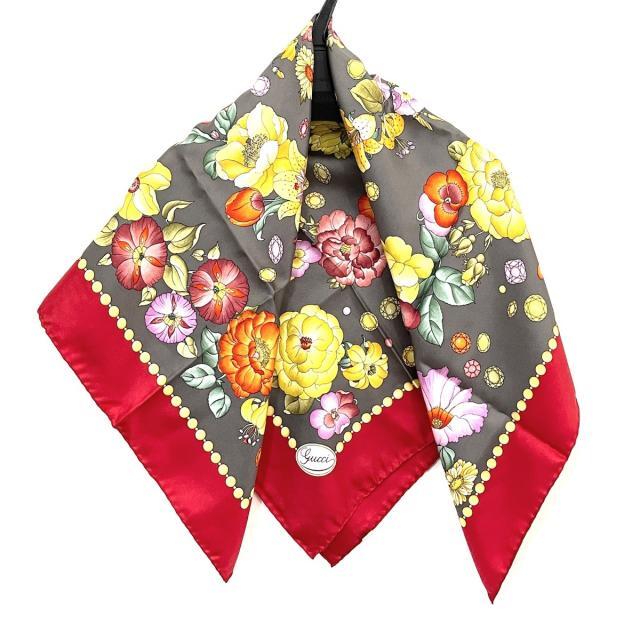 GUCCI(グッチ) スカーフ美品 - 花柄 トップ www.amstedmaxion.com.br