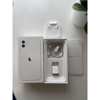 アイフォーン(iPhone)のiPhone11 の箱と付属品(本体無し)(バッテリー/充電器)