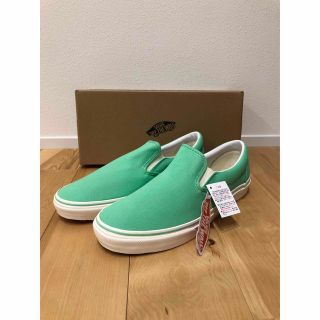 VANSスリッポン グリーン　バンズ 29cm(スニーカー)