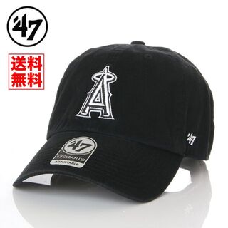 フォーティセブン(47 Brand)の【新品】47BRAND キャップ エンゼルス 帽子 黒 メンズ レディース(キャップ)