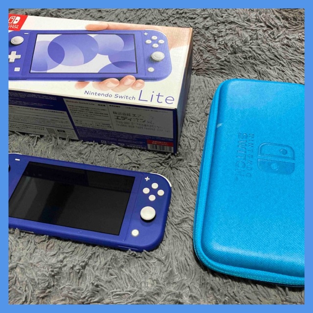 美品Nintendo Switch LITE 本体 ブルー