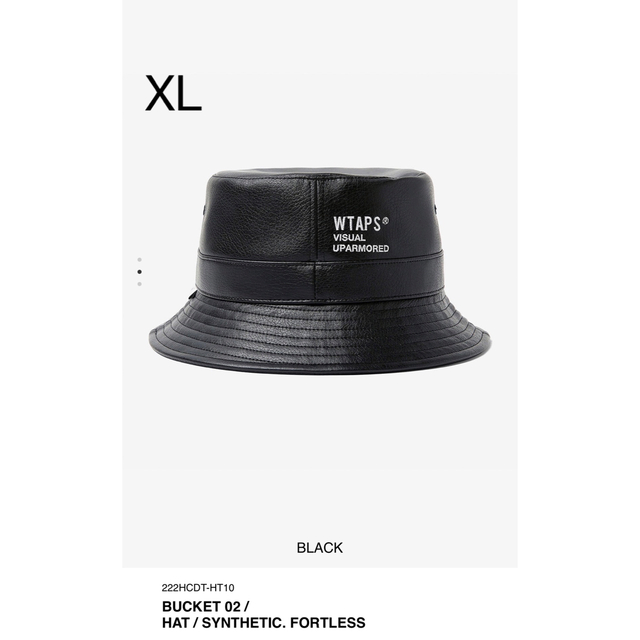 wtaps BUCKET 02 / HAT BLACK