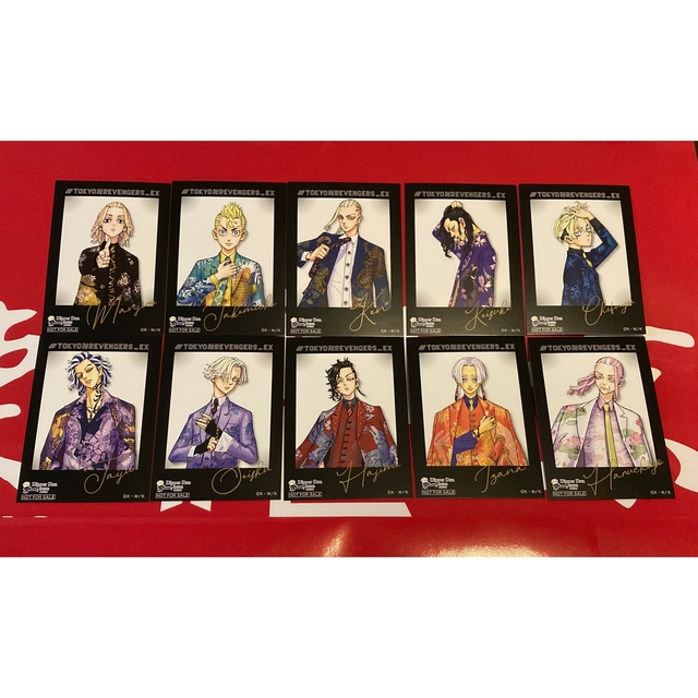 東京リベンジャーズ 原画展 クレープ 特典 カード 10枚