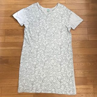 ロングTシャツ　半袖　チュニック(チュニック)