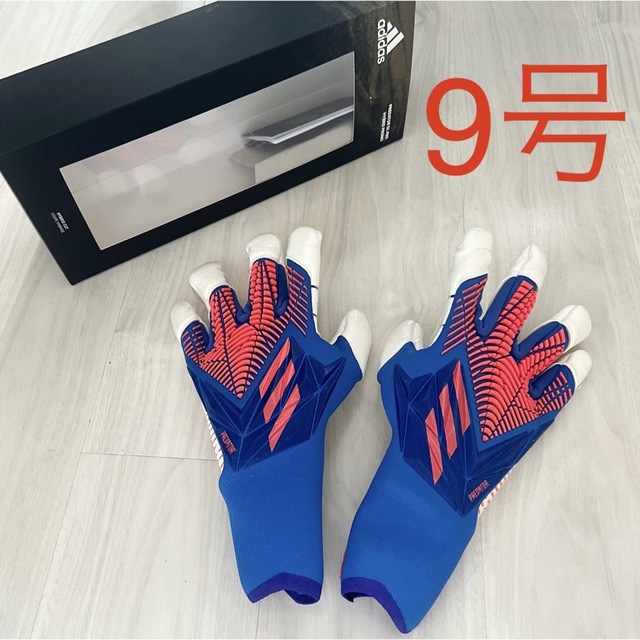 新品】アディダス プレデター 9号 キーパーグローブ ブラック 新品】アディダス プレデター 9号 キーパーグローブ ブラック