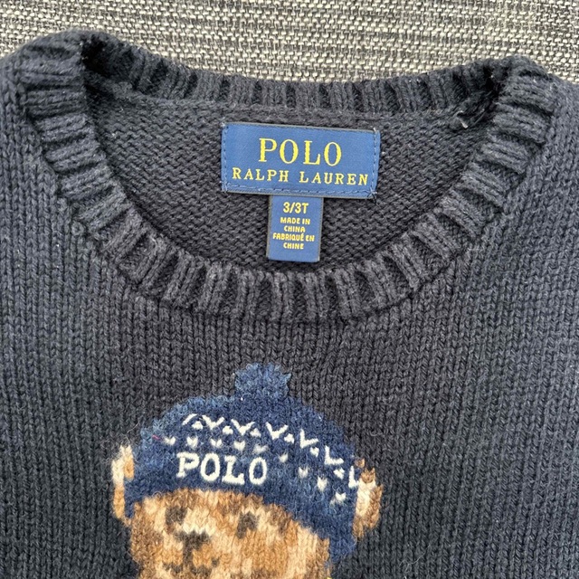 POLO（RALPH LAUREN）(ポロ)のPOLO コットンニット キッズ/ベビー/マタニティのキッズ服男の子用(90cm~)(ニット)の商品写真