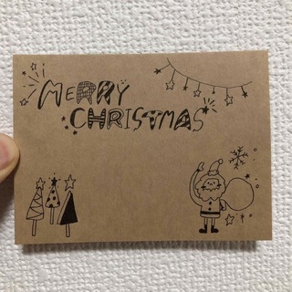 クリスマスカード　メッセージカード　手書き(カード/レター/ラッピング)