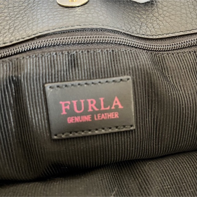 Furla(フルラ)の【大人気】FURLA フルラ　バッグ　ショルダー　ブラックA4 ビジネス　就活 レディースのバッグ(ショルダーバッグ)の商品写真