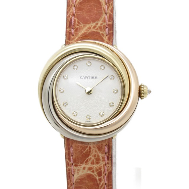 Cartier - カルティエ トリニティ 12Pダイヤモンド 腕時計 ウォッチ 腕時計