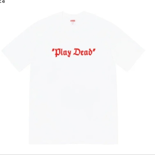 Supreme(シュプリーム)のSupreme Play Dead Tee XLarge メンズのトップス(Tシャツ/カットソー(半袖/袖なし))の商品写真