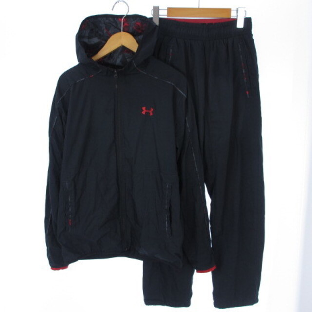 UNDER ARMOUR(アンダーアーマー)のアンダーアーマー ジャージ セットアップ ジャケット パンツ ブラック SM メンズのトップス(ジャージ)の商品写真