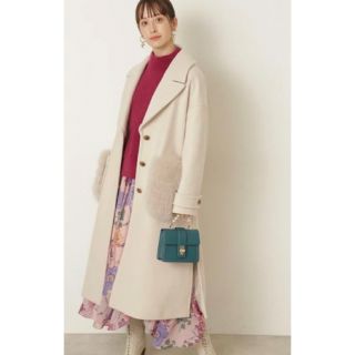 JILLSTUART【新品】綺麗な紫 素敵なロングコート-