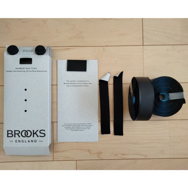 Brooks(ブルックス)のBROOKS RUBBER BAR TAPE ブラック スポーツ/アウトドアの自転車(パーツ)の商品写真