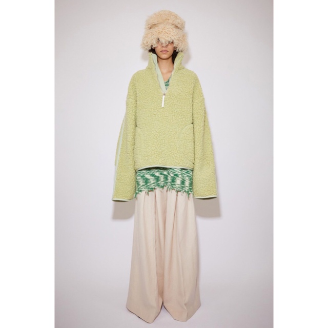 Acne Studios - acne studios ボア プルオーバー ジャケット グリーン Acne Studios - acne studios ボア プルオーバー ジャケット グリーン