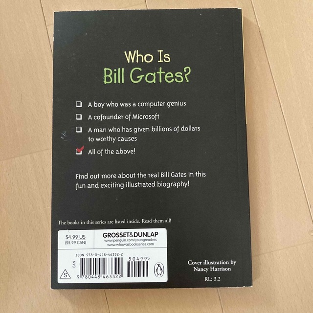 WHO IS BILL GATES? 洋書 エンタメ/ホビーの本(洋書)の商品写真