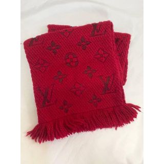 ヴィトン(LOUIS VUITTON) マフラー/ショール(レディース)(レッド/赤色