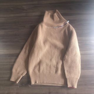 sacai ニット ファスナー ジップ バイカラー ハイネック ボトルネック