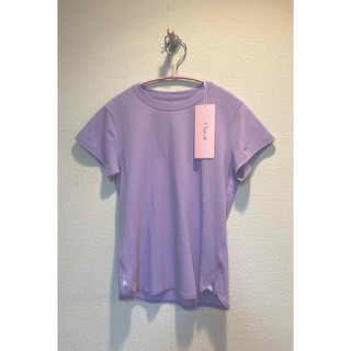 チャコット(CHACOTT)のChacott コンパクトTシャツ　モーブ(Tシャツ(半袖/袖なし))