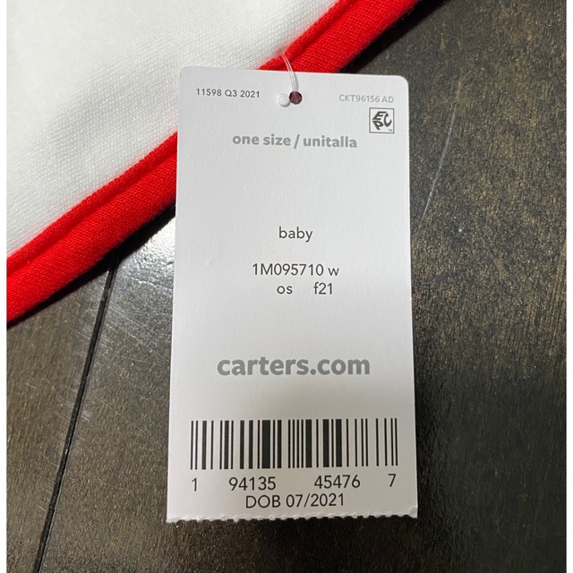 carter's(カーターズ)のカーターズ　スタイ　新品未使用　クリスマス キッズ/ベビー/マタニティのこども用ファッション小物(ベビースタイ/よだれかけ)の商品写真