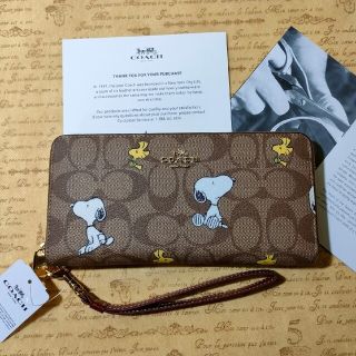 コーチ(COACH)の【最新作】COACH　スヌーピー・ウッドストック　長財布(財布)