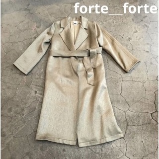 ドゥーズィエムクラス(DEUXIEME CLASSE)のフォルテフォルテ　forte forte コート　アウター　machatt(ロングコート)