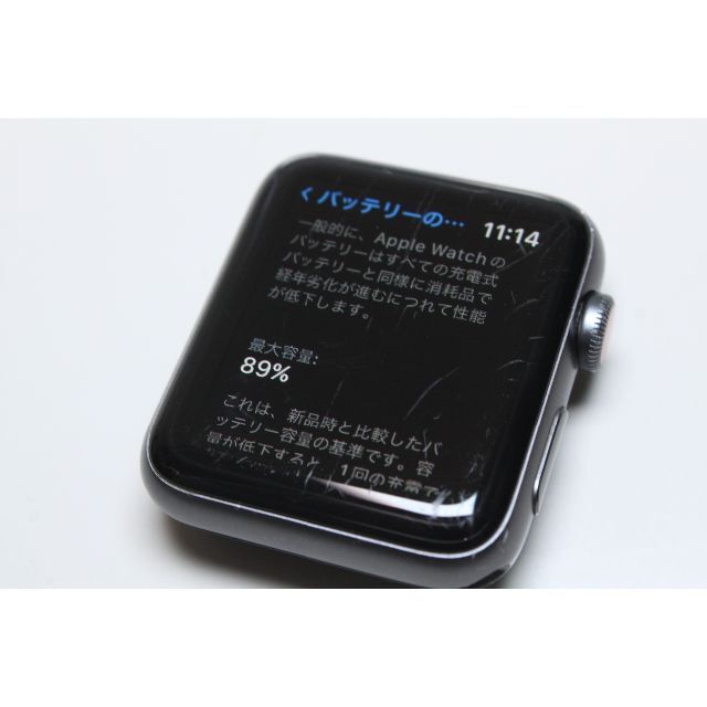 Apple Watch(アップルウォッチ)のApple Watch Series3/GPS+セルラー/42mm/A1891⑥ スマホ/家電/カメラのスマホ/家電/カメラ その他(その他)の商品写真