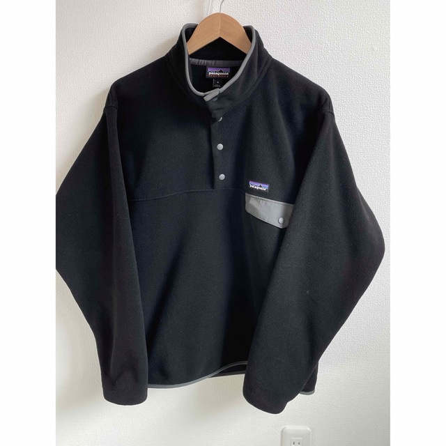 Patagonia パタゴニア シンチラ スナップT フリース M ブラック 柔らか