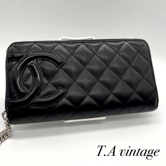 人気商品！】 CHANEL 美品！シャネル カンボンライン ラウンド