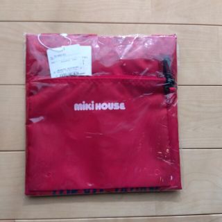 ミキハウス(mikihouse)の新品 未開封 ミキハウス 赤 エコバック(エコバッグ)