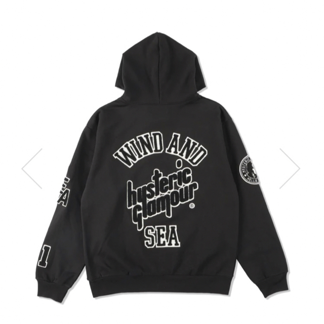 WIND AND SEA - HYSTERIC GLAMOUR X WDS VARSITY HOODIE