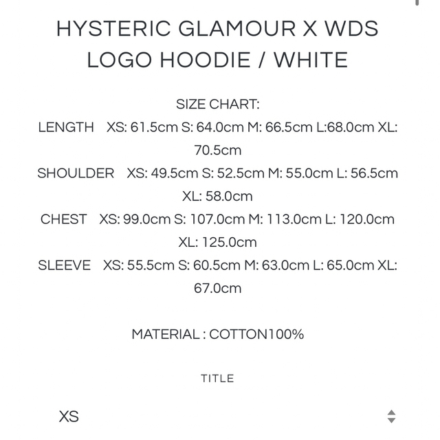 HYSTERIC GLAMOUR X WDS LOGO HOODIE