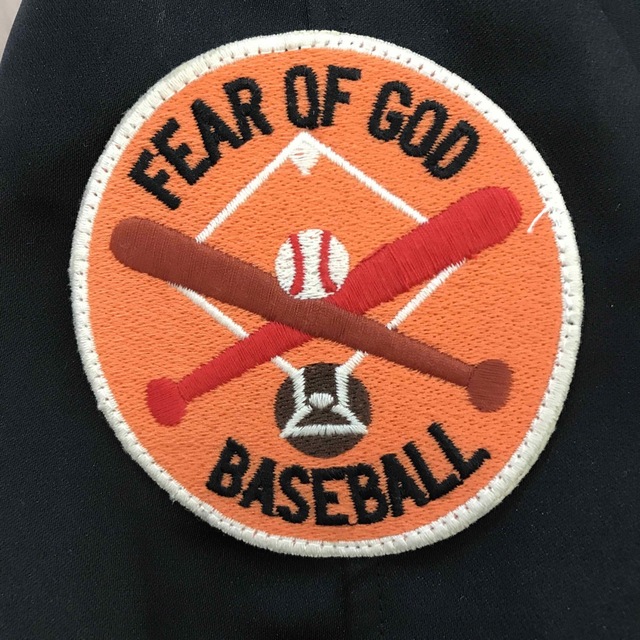 FEAR OF GOD サテンベースボールコーチジャケット ブラック S 安い購入