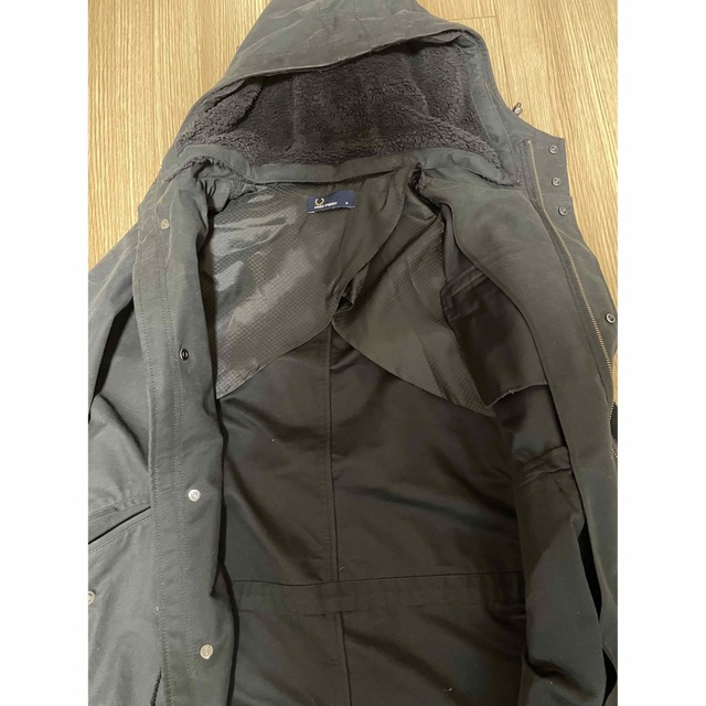 FRED PERRY(フレッドペリー)のFred Perryモッズコート　ブラック　Mサイズ メンズのジャケット/アウター(モッズコート)の商品写真