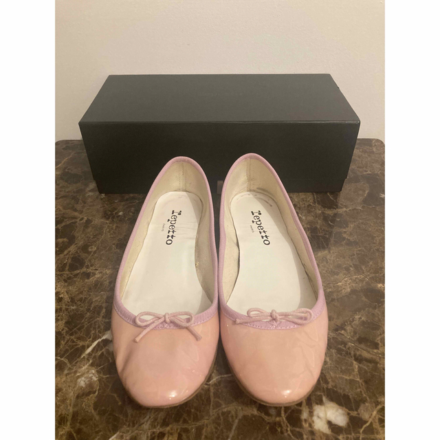 repetto  PAPIS エナメル　バレエシューズ　箱付