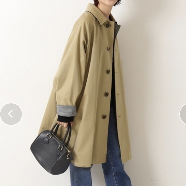 未使用 タグ付き【TICCA/ティッカ】 リバーシブルステンカラーコート
