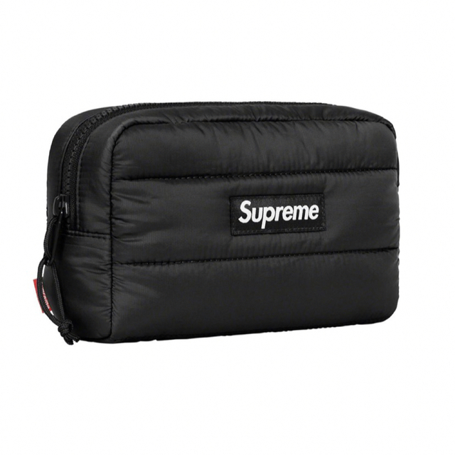 supreme puffer pouch”black”