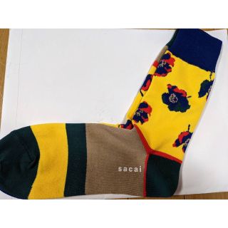 サカイ(sacai)のsacai ソックス　靴下　パンジー(ソックス)