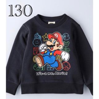 ライトオン(Right-on)の新品　スーパーマリオ　スウェットシャツ　トレーナー　130(Tシャツ/カットソー)