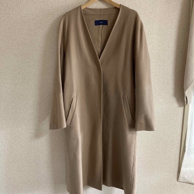 SHIPS チェスター ノーカラー コート wool カシミヤ | フリマアプリ ラクマ