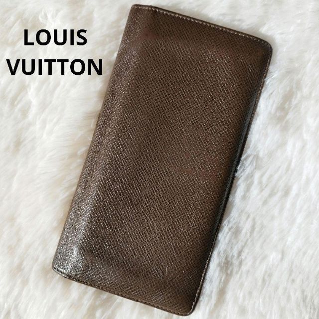 美品♪ タイガ 札入れ 長財布 ブラウン ルイヴィトン LV-