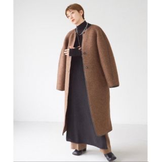 トゥデイフル ロングコート(レディース)(ブラウン/茶色系)の通販 100