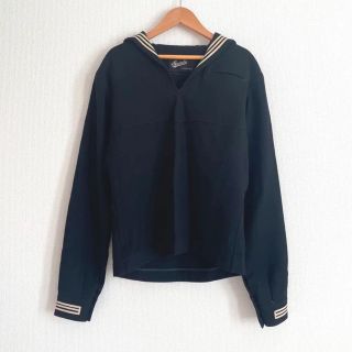 ロキエ(Lochie)の【vintage used 古着】 セーラーカラー ウール ブラウス(シャツ/ブラウス(長袖/七分))