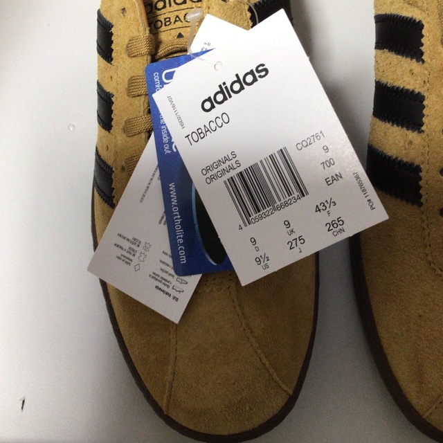 adidas(アディダス)のAdidas Tobacco 27.5cm 新品　アディダス　タバコ メンズの靴/シューズ(スニーカー)の商品写真