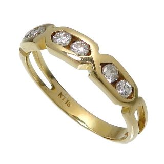 ジュエリーマキ ブラウンダイヤモンド リング K18YG 0.76ct 2.9g
