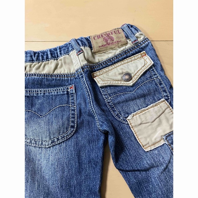 F.O.KIDS(エフオーキッズ)のエフオーキッズ⭐︎ダメージデニムパンツ100 キッズ/ベビー/マタニティのキッズ服男の子用(90cm~)(パンツ/スパッツ)の商品写真