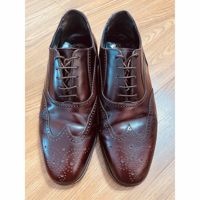 FLORSHEIMフローシャイム Imperial レザー 茶 7 1/2 3E 【ふるさと割