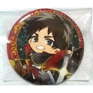 【新品未開封】進撃の巨人 まるくじ 缶バッジ エレン リヴァイ(キャラクターグッズ)