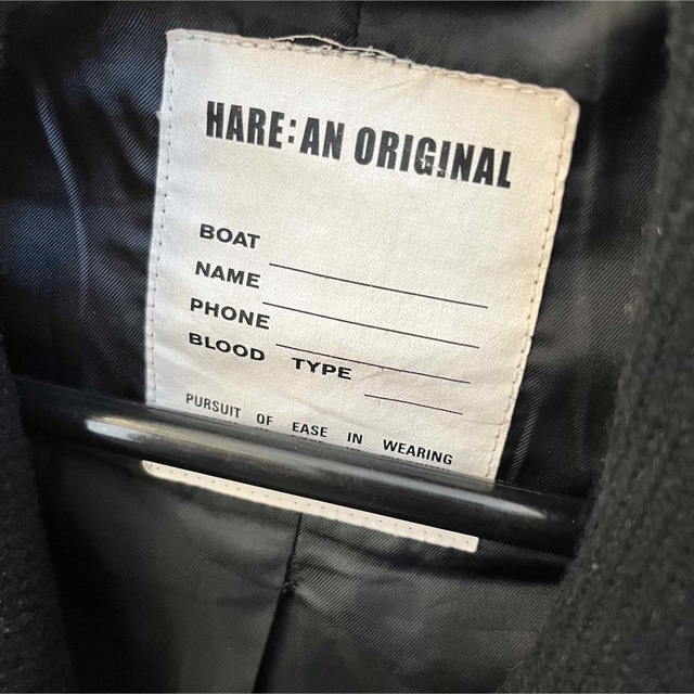 HARE - HARE ウールライダースジャケットの通販 by たけ's shop|ハレ