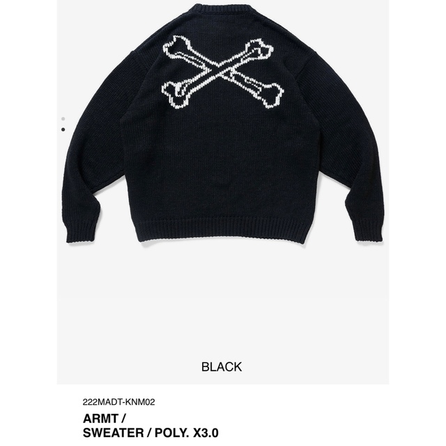 WTAPS OBSVR sweater 23AW ブラック Sサイズ