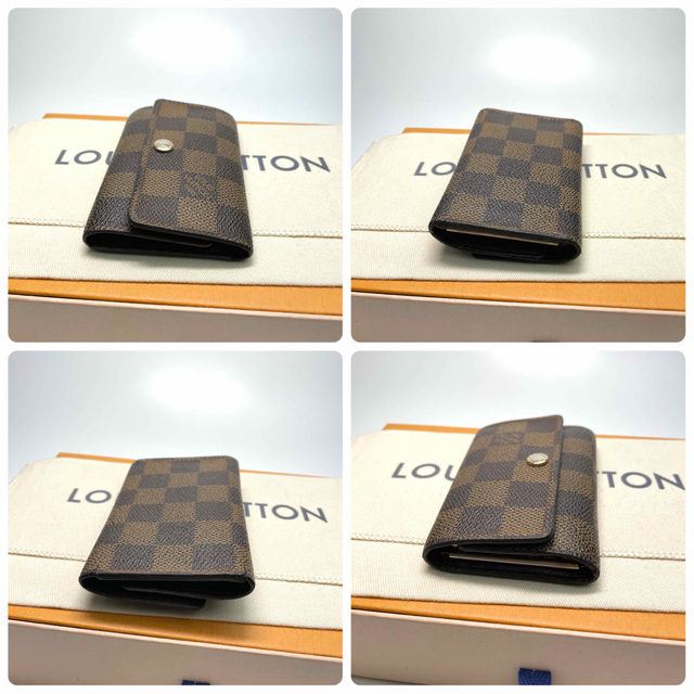 LOUIS VUITTON(ルイヴィトン)の鑑定済 ルイヴィトン ダミエ 定番 キーケース 6連 レディースのファッション小物(キーケース)の商品写真